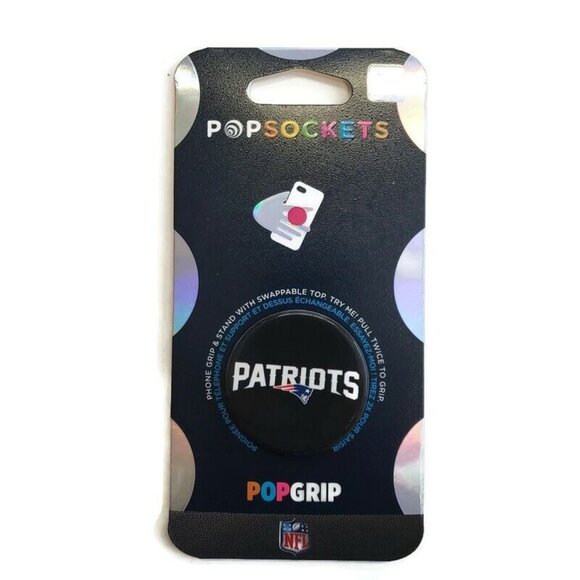 PopSockets Phone Grip Universal Phone Holder NFL New England Patriots Cell Stand - Picture 1 of 4